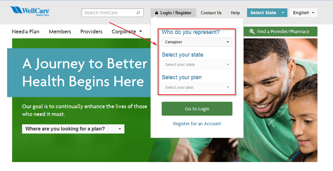WellCare Health Plans Insurance Online Login CC Bank