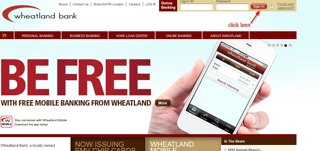 Wheatland Bank Online Banking Login CC Bank