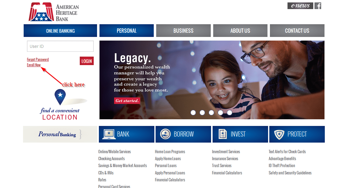 American Heritage Bank Online Banking Login CC Bank