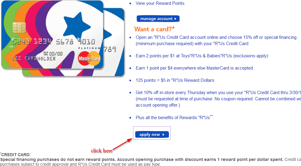 Toys R Us Credit Card Login change comin
