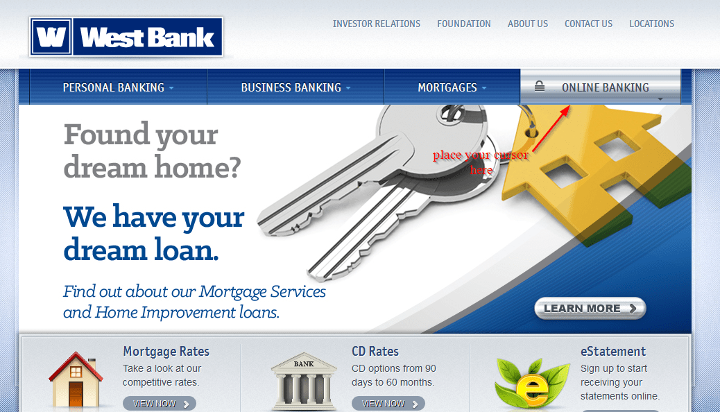 West Bank Online Banking Login CC Bank