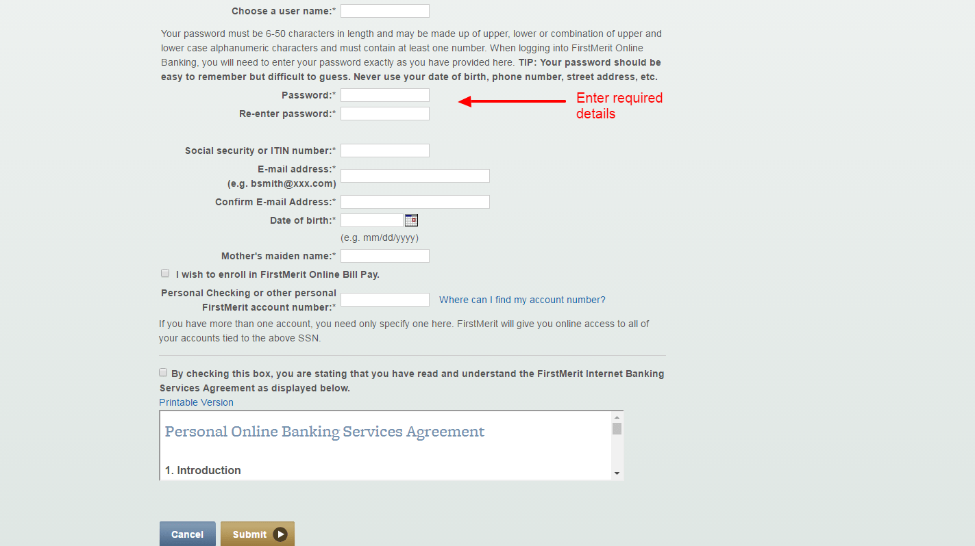 First Merit Bank Online Banking Login CC Bank