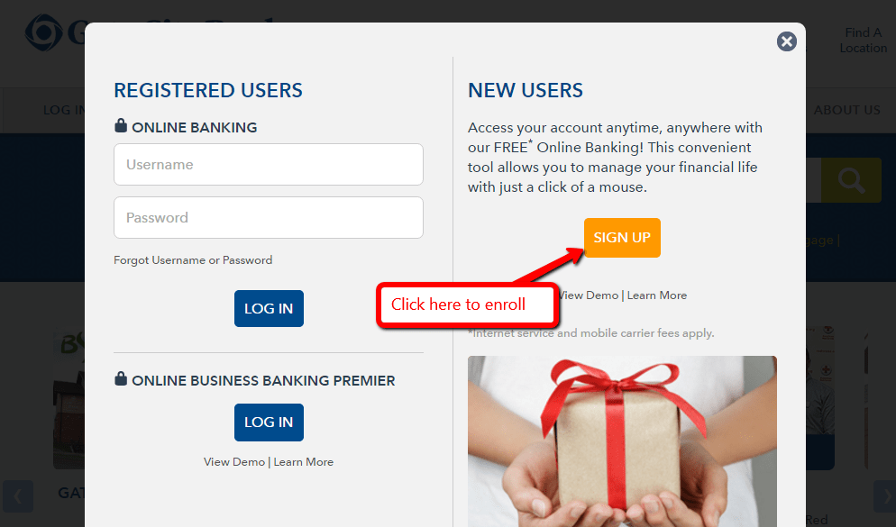 Gate City Bank Online Banking Login CC Bank
