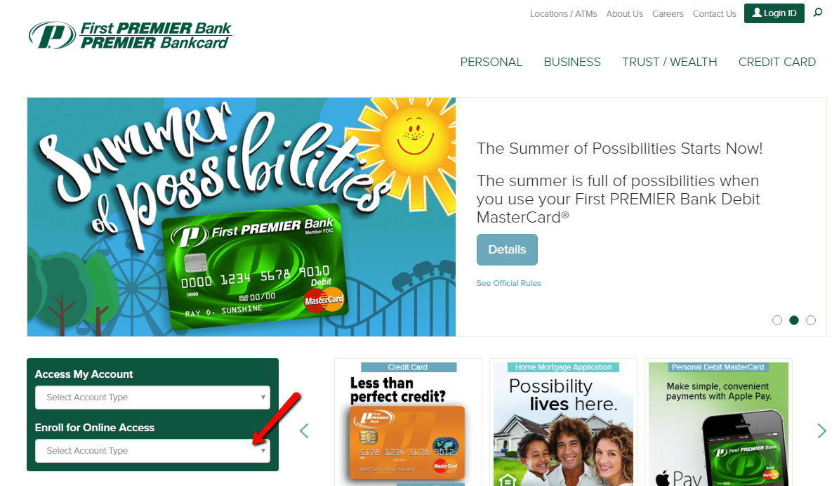 First Premier Bank Online Banking Login CC Bank