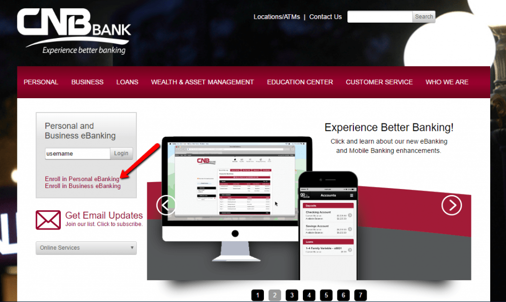 Online & Mobile Banking › CNB Bank, Inc.