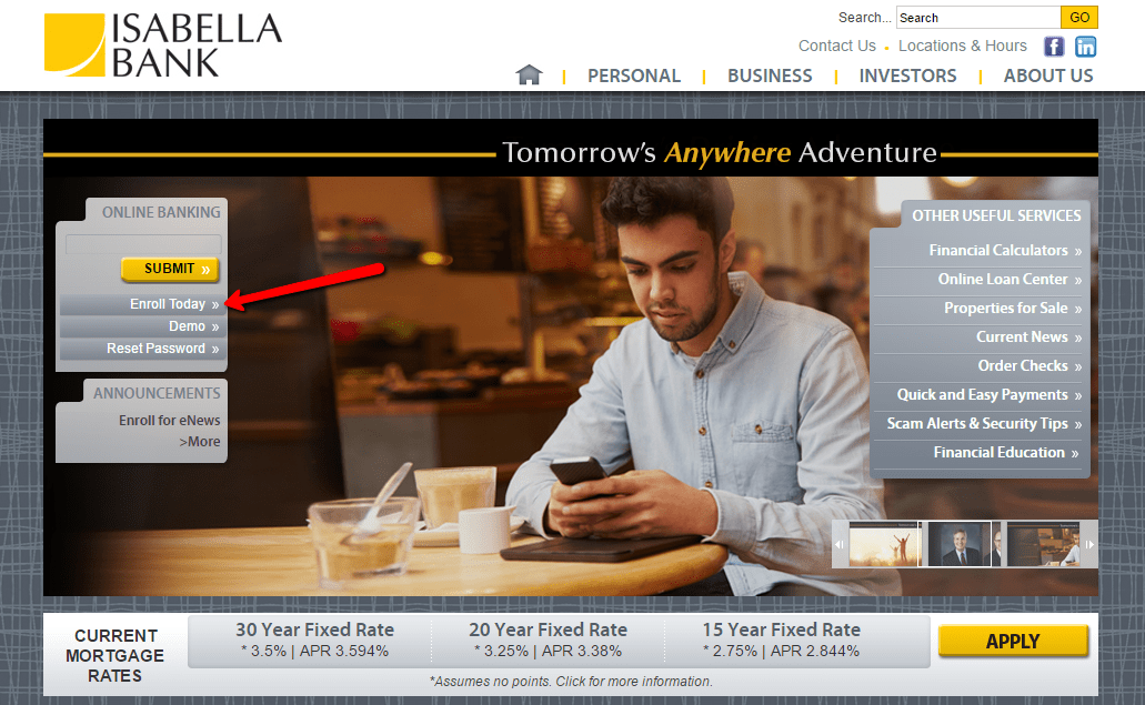 Isabella Bank Online Banking Login CC Bank