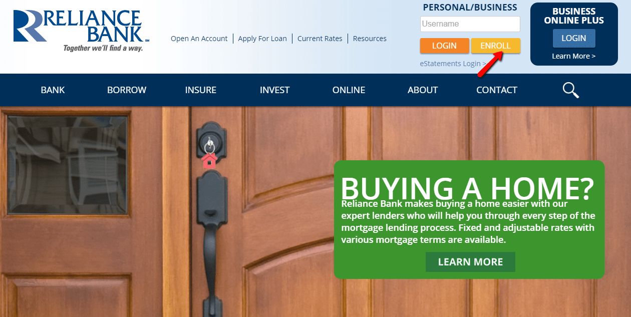 Reliance Bank Online Banking Login CC Bank