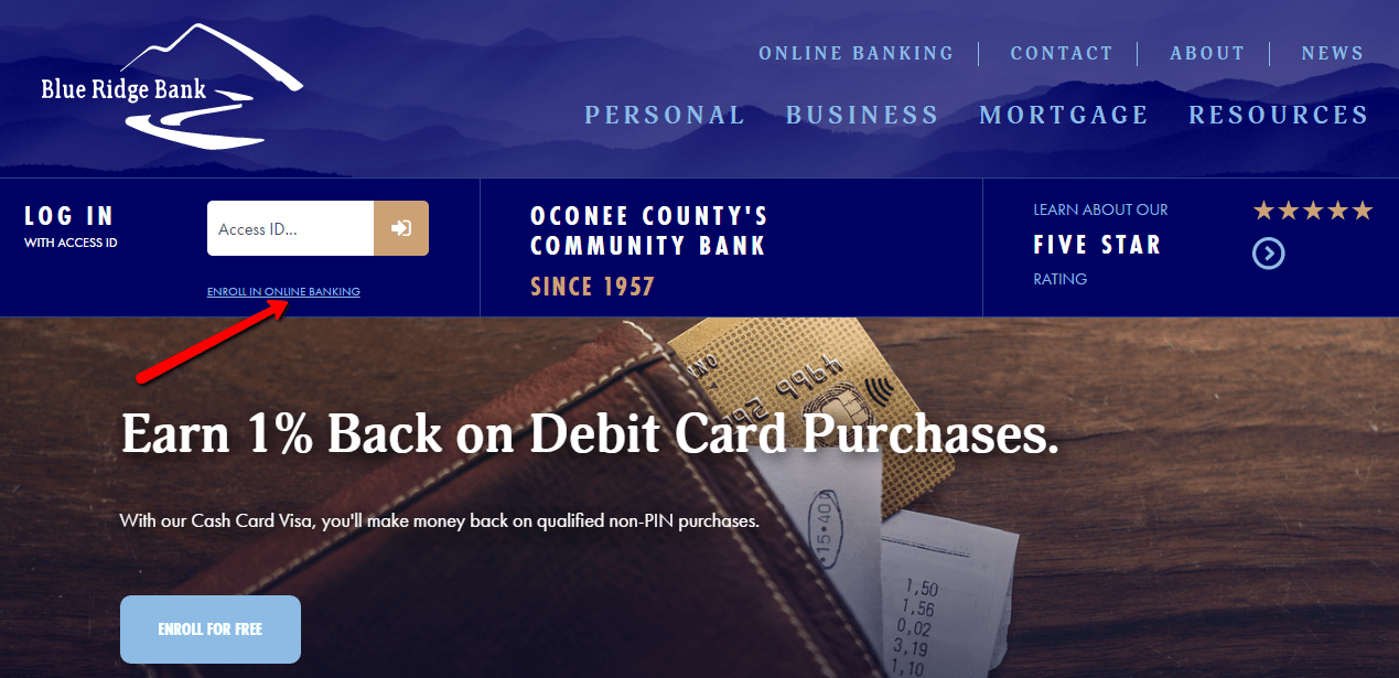 Blue Ridge Bank Online Banking Login CC Bank