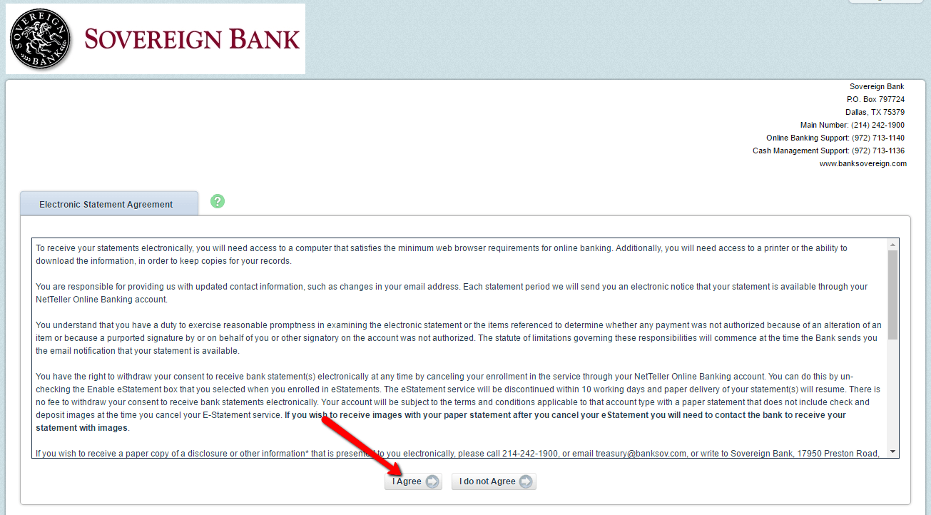 Sovereign Bank Online Banking Login CC Bank