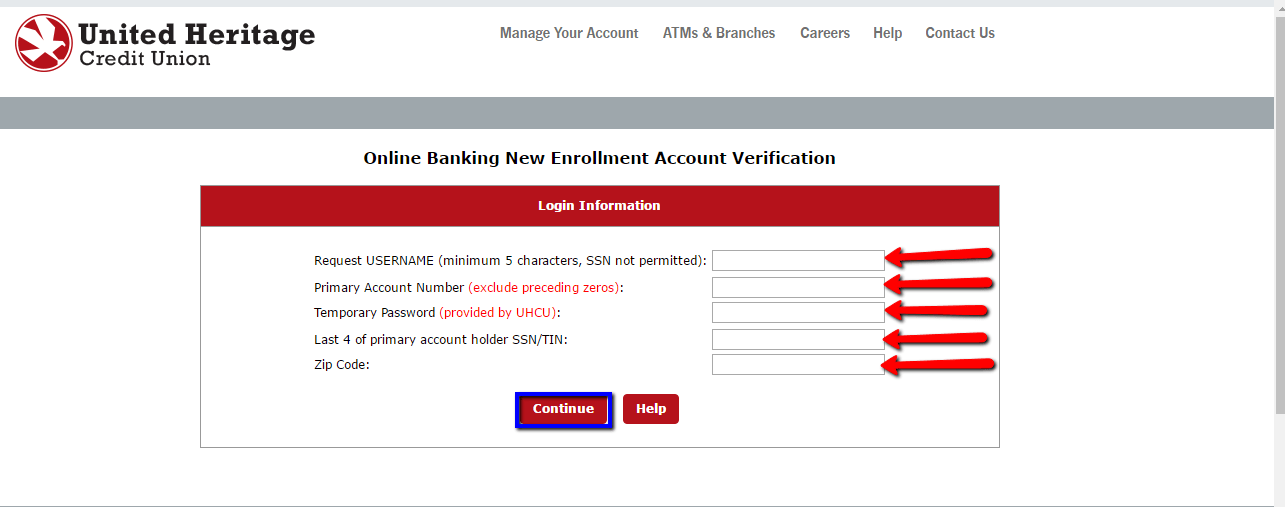 United Heritage Credit Union Online Banking Login CC Bank