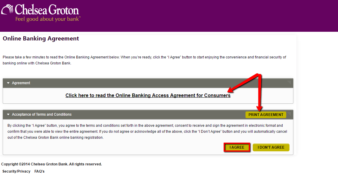 Chelsea Groton Bank Online Banking Login CC Bank