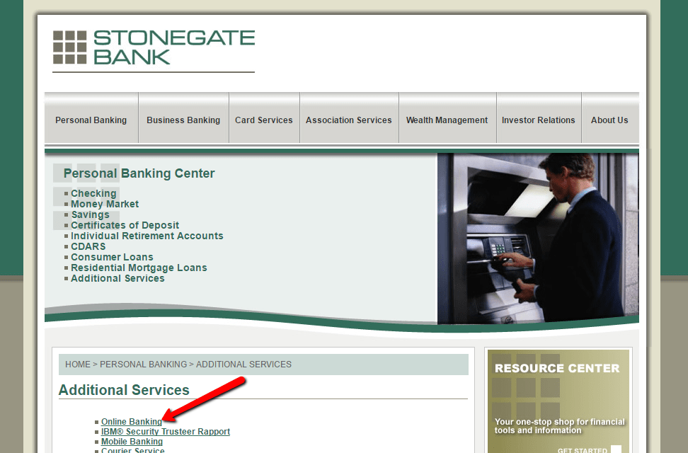 Stonegate Bank Online Banking Login CC Bank