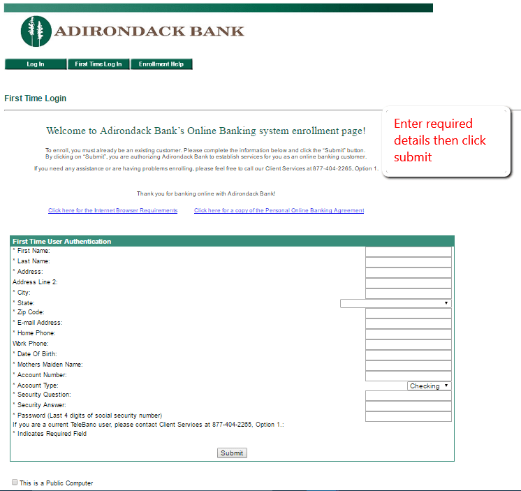 Five Star Bank Online Banking Login CC Bank