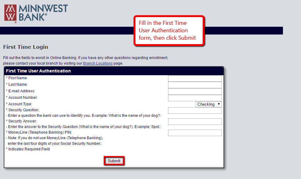 Minnwest Bank Online Banking Login CC Bank