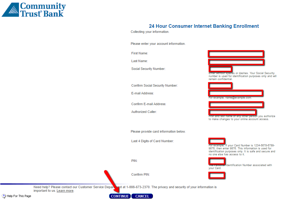 Community Trust Bank Online Banking Login CC Bank