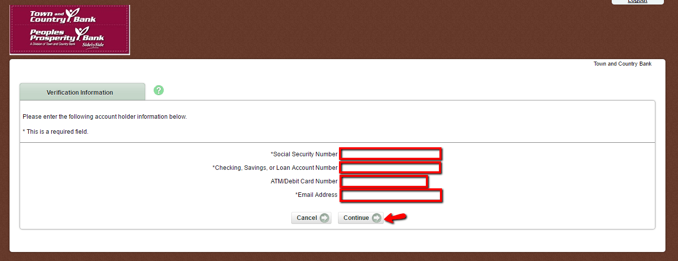 Town And Country Bank Online Banking Login CC Bank