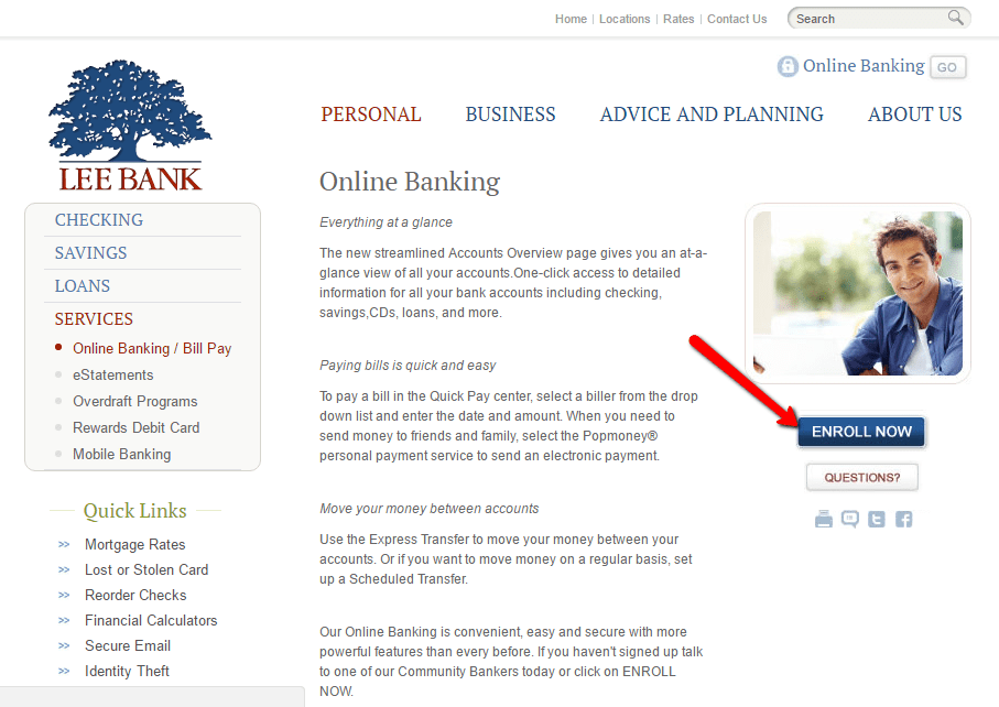 Lee Bank Online Banking Login CC Bank