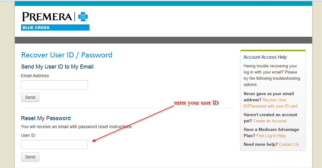 Premera Blue Cross Insurance Online Login CC Bank