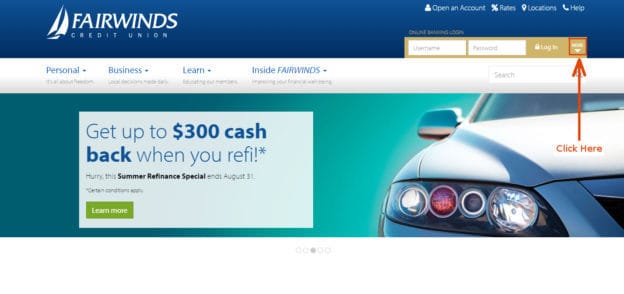 Fairwinds Credit Union Online Banking Login CC Bank