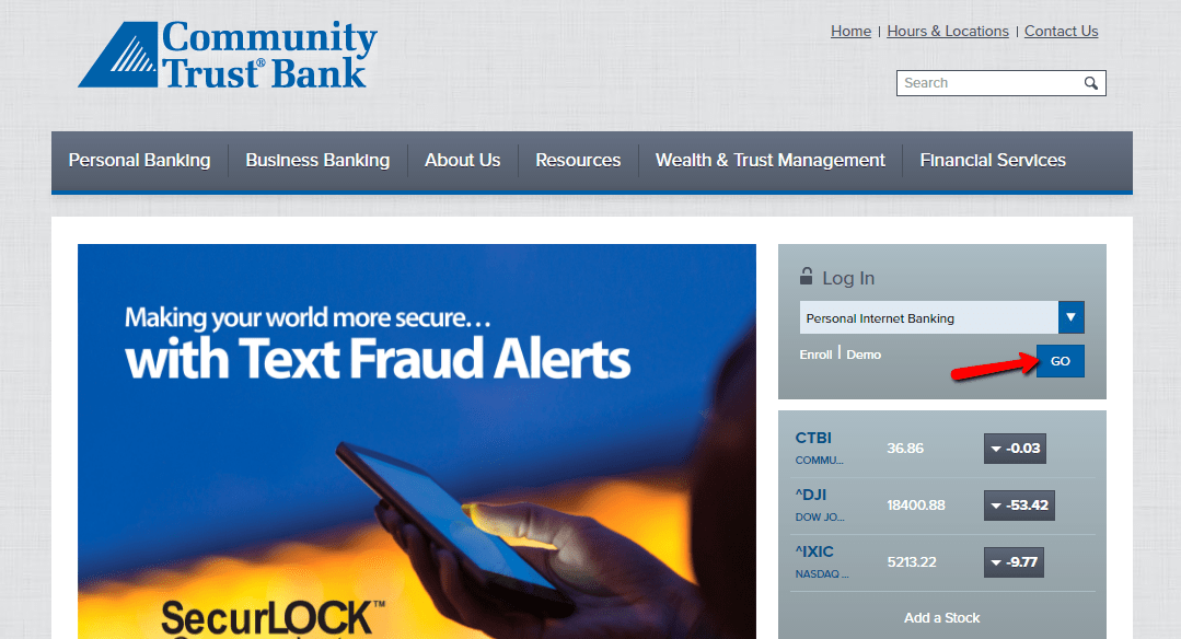 Community Trust Bank Online Banking Login Online Banking