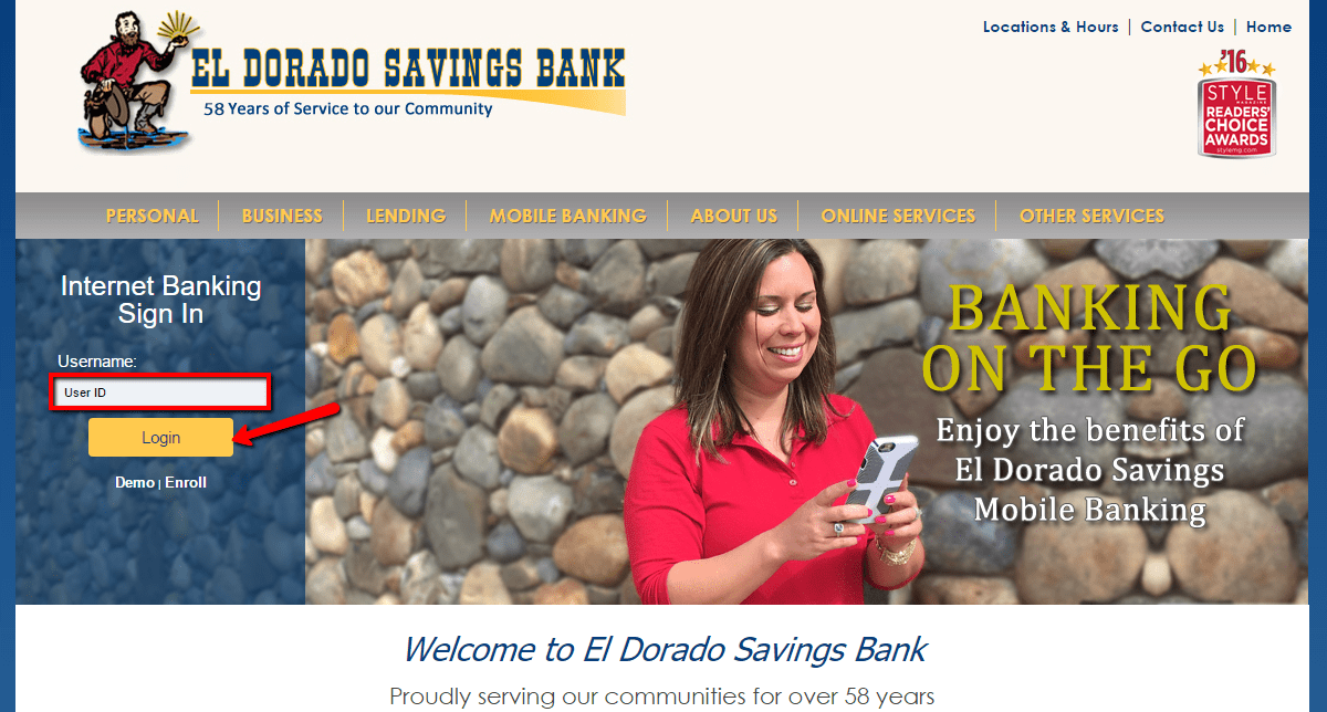 El Dorado Savings Bank Online Banking Login CC Bank
