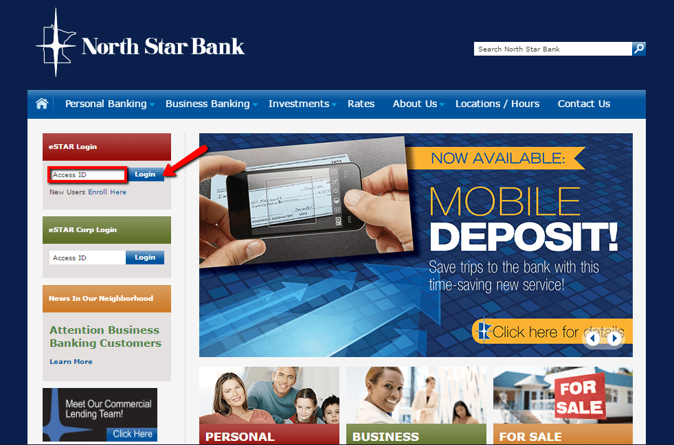 NorthStar Bank Online Banking Login CC Bank