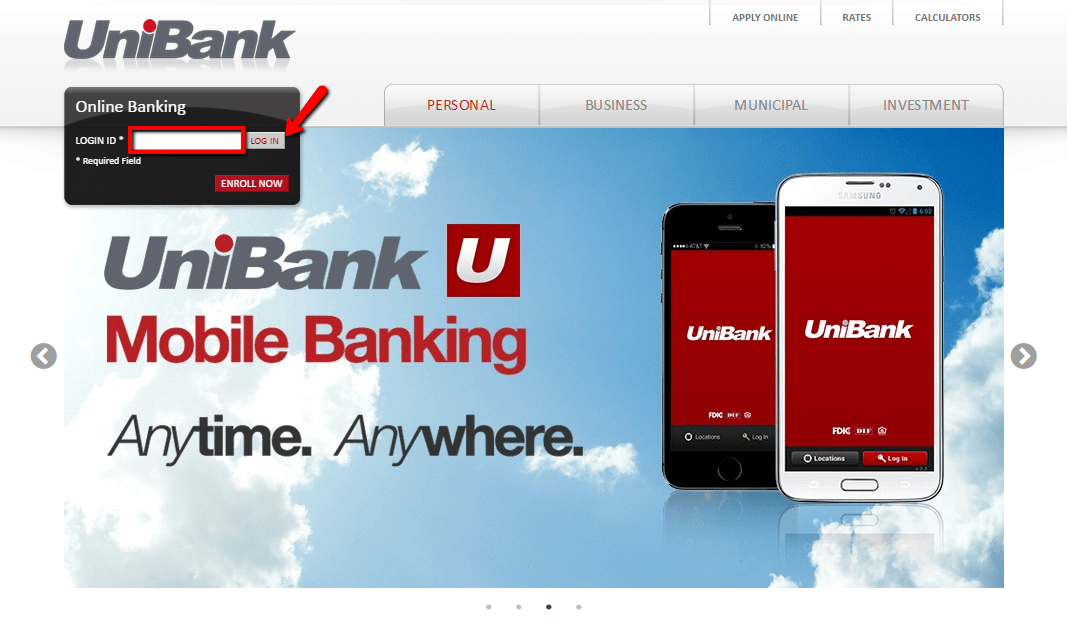 UniBank Online Banking Login CC Bank