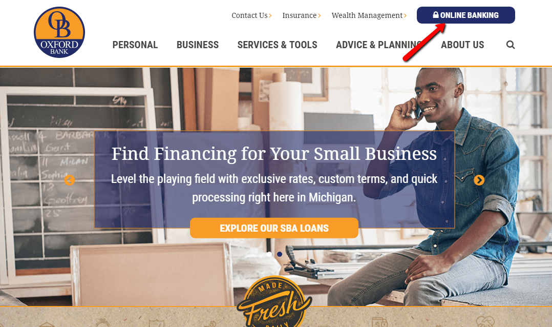 Oxford Bank Online Banking