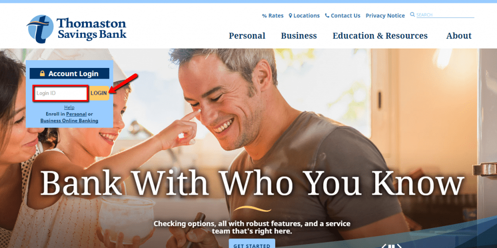 Thomaston Savings Bank Online Banking Login CC Bank