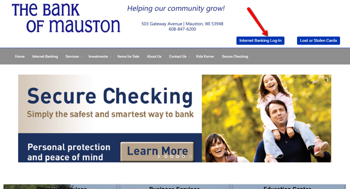 Bank of Mauston Online Banking Login CC Bank