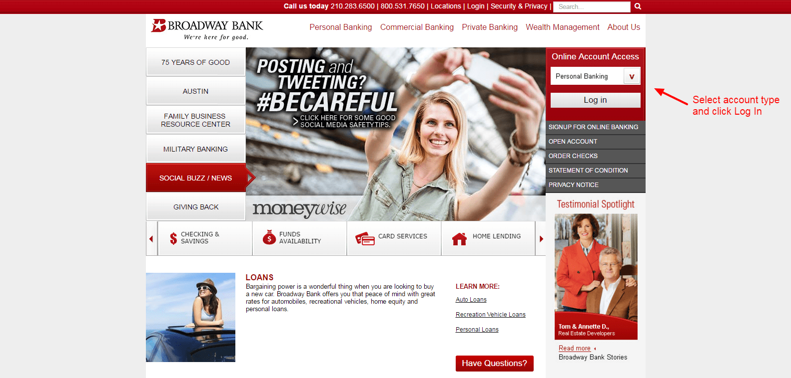 Broadway Bank Online Banking Login CC Bank