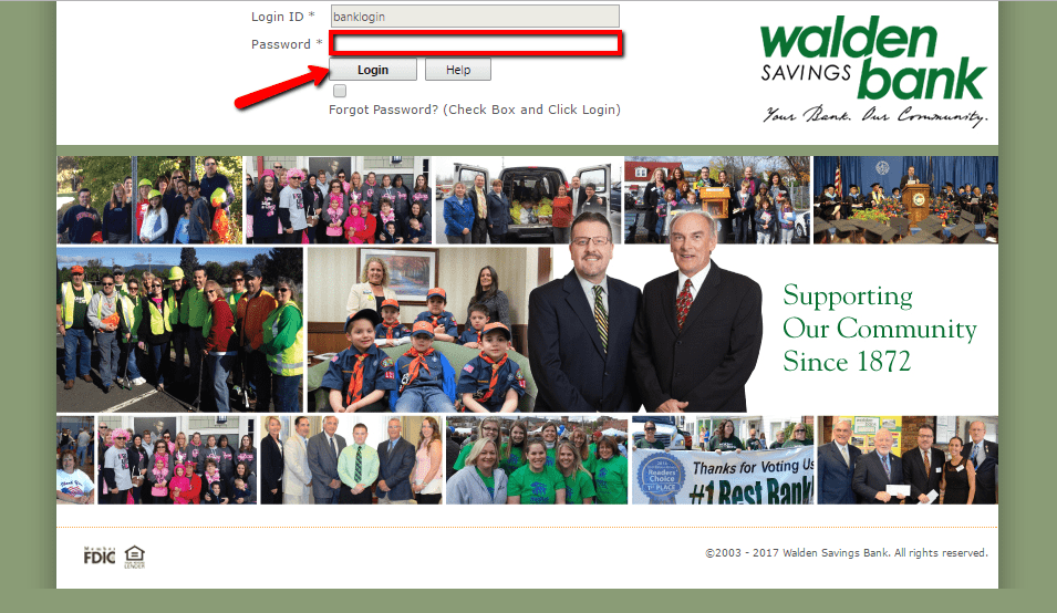 Walden Savings Bank Online Banking Login CC Bank