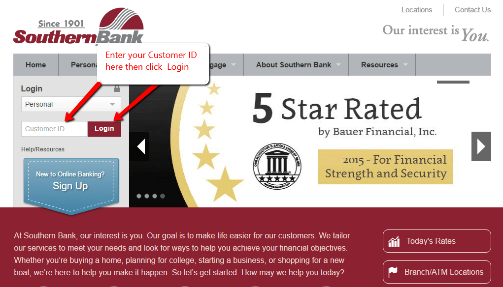 First National Bank of Tennessee Online Banking Login CC Bank