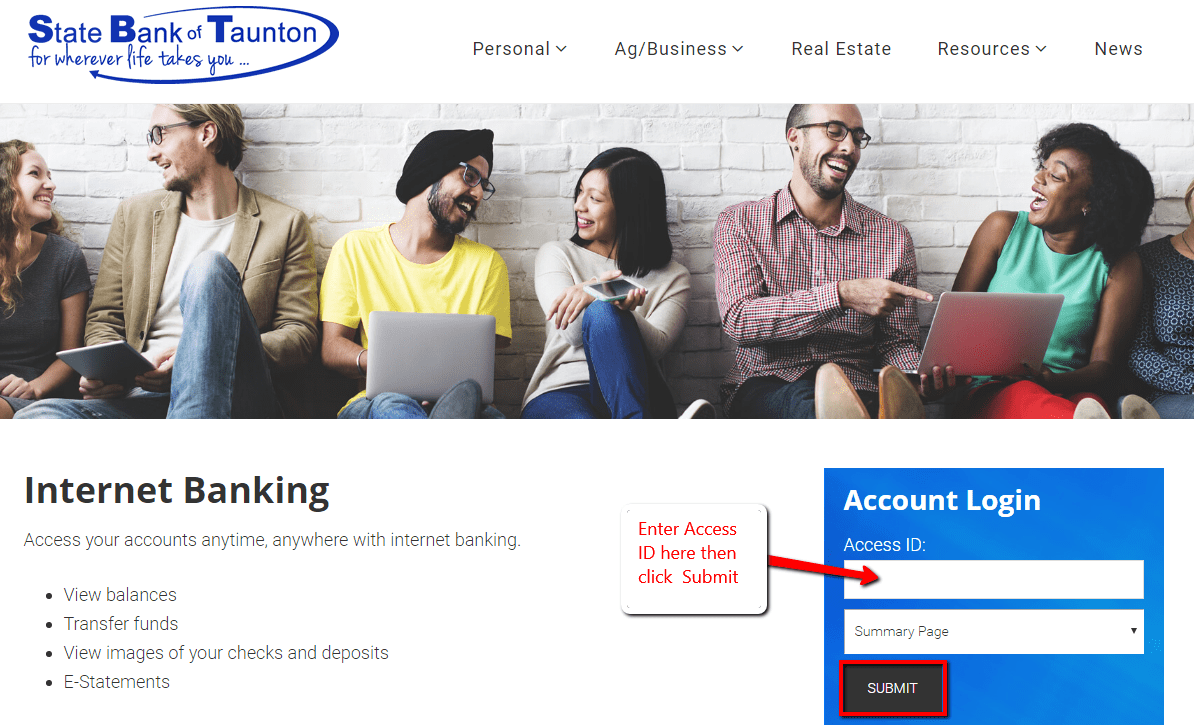 Bank of Springfield Online Banking Login CC Bank
