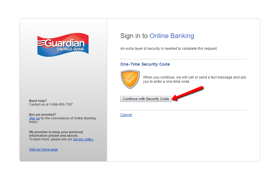 Guardian Savings Bank Online Banking Login CC Bank