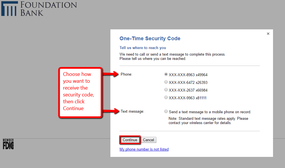 Foundation Bank Online Banking Login CC Bank