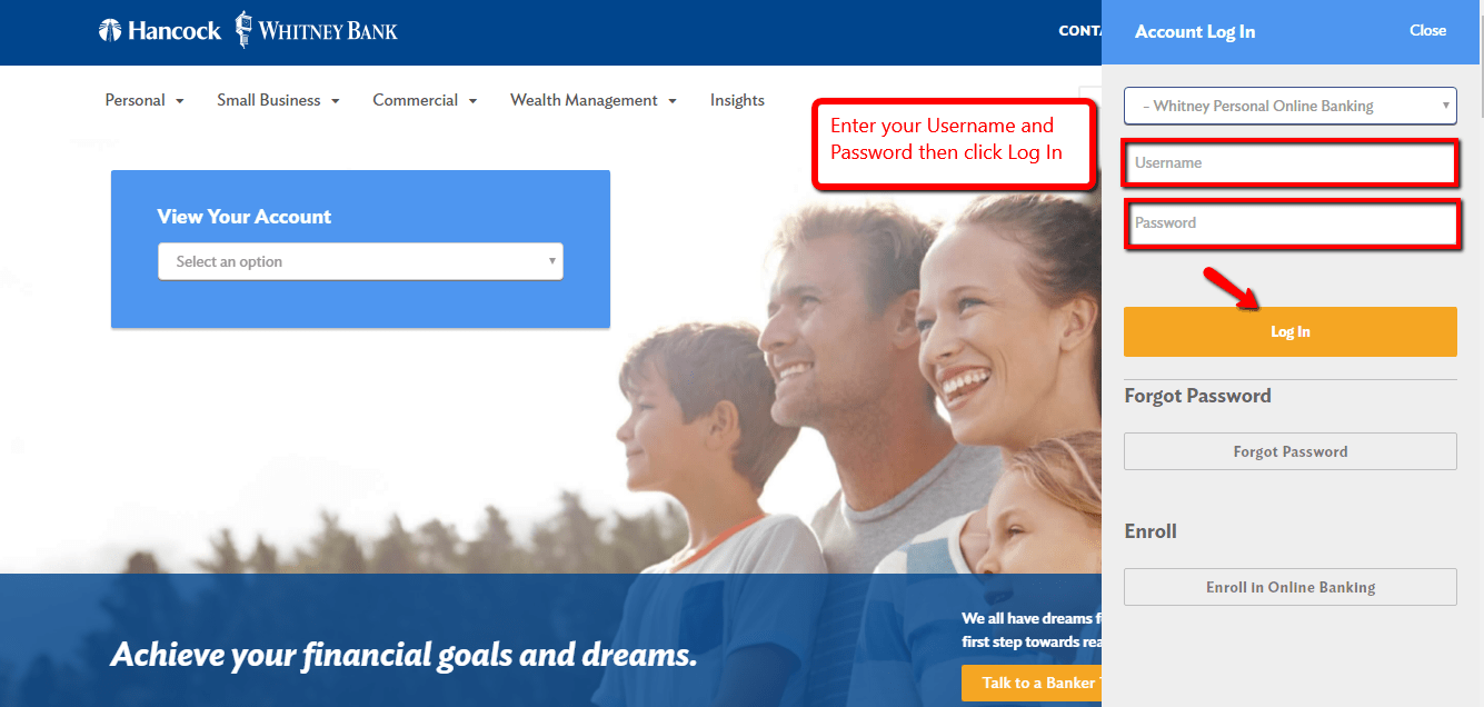 Whitney Bank Online Banking Login CC Bank