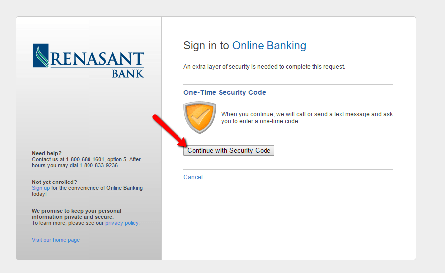 Renasant Bank Online Banking