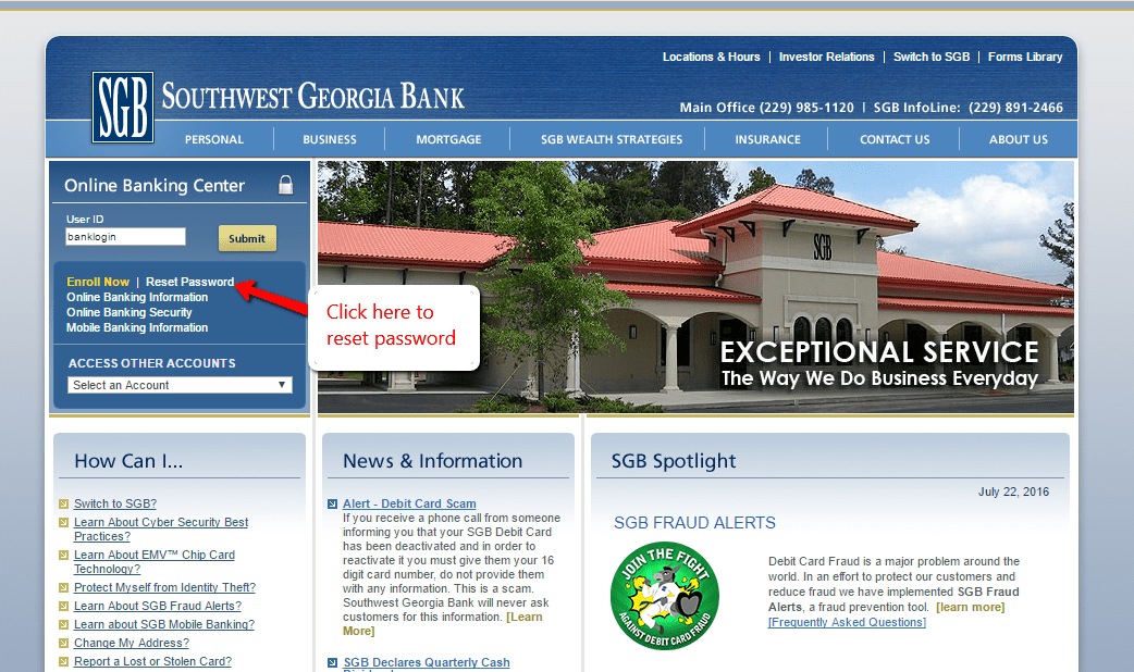Southwest Bank Online Banking Login CC Bank