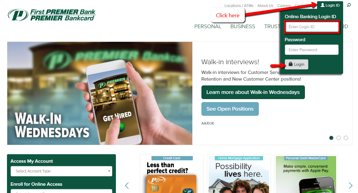 First Premier Bank Online Banking Login Online Banking