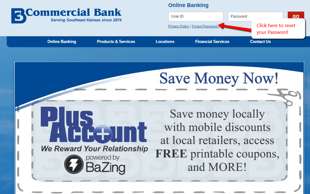 Commercial Bank Online Banking Login CC Bank