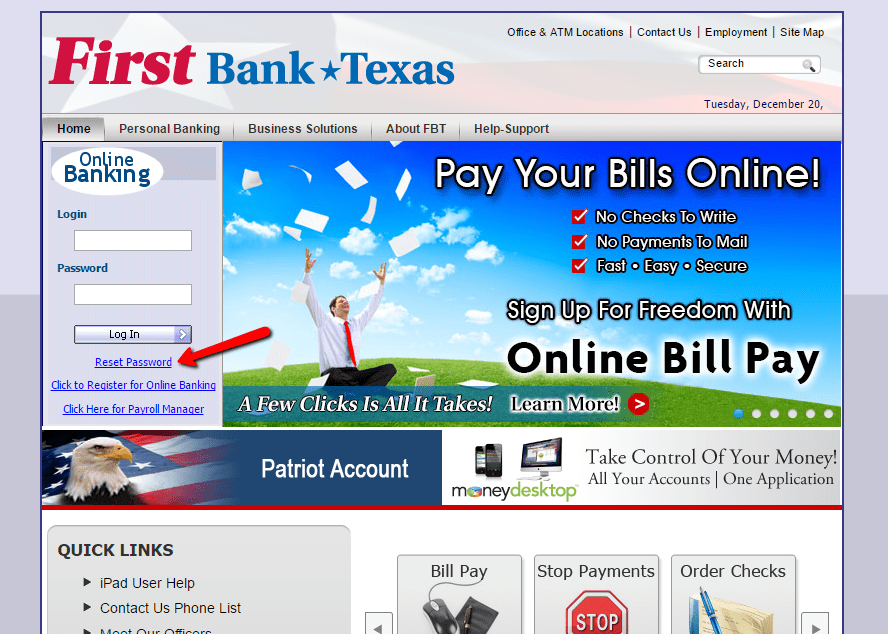 First Us Bank Online Banking Login Cc Bank