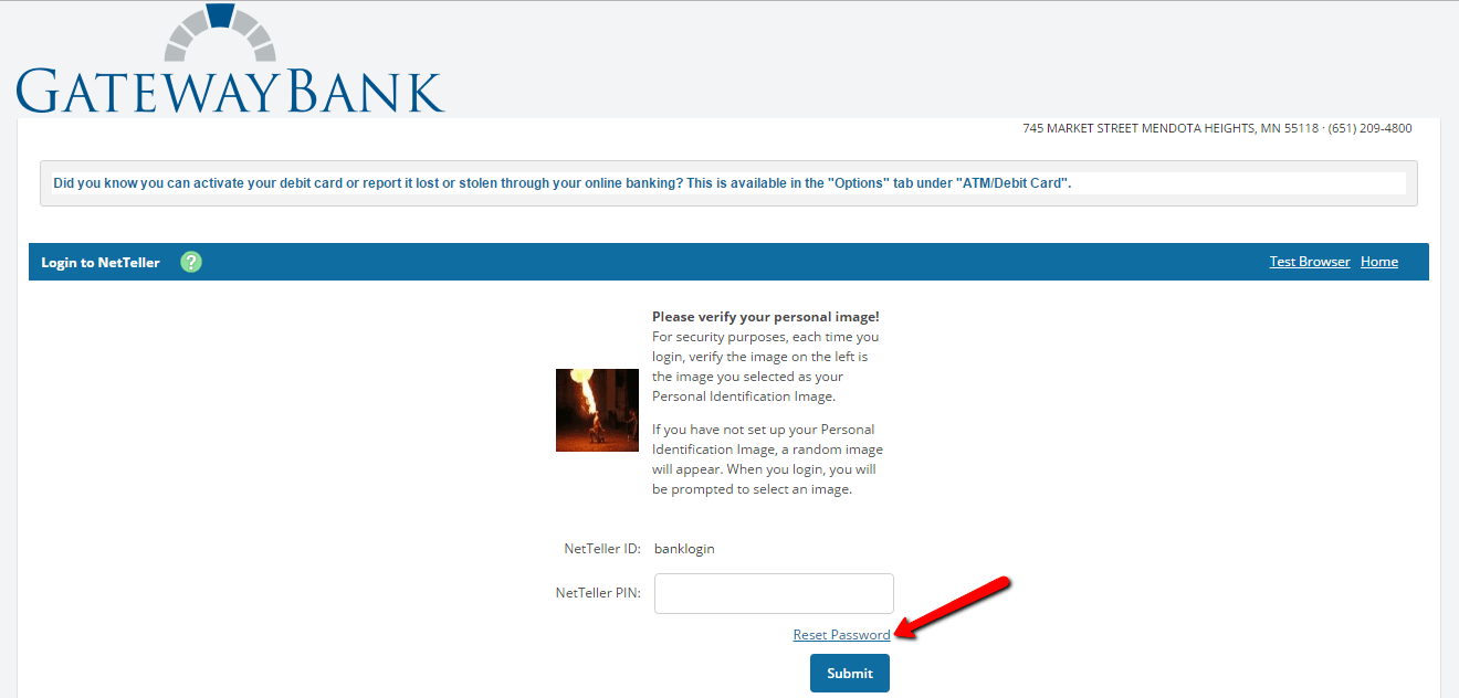 Gateway Bank Online Banking Login CC Bank
