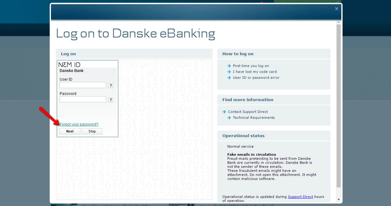 Danske Bank Online Banking Login CC Bank