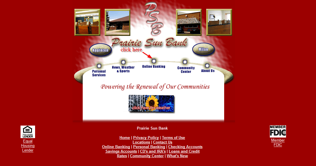 Prairie Sun Bank Online Banking Login CC Bank