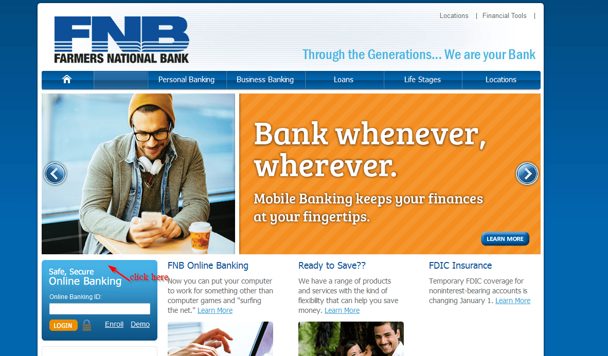 Farmers National Bank (Kentucky) Online Banking Login Online Banking
