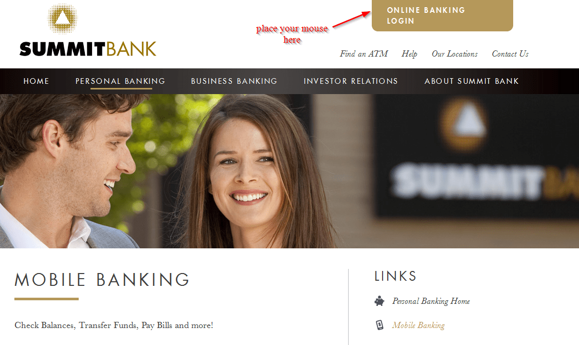 Summit Bank Online Banking Login CC Bank