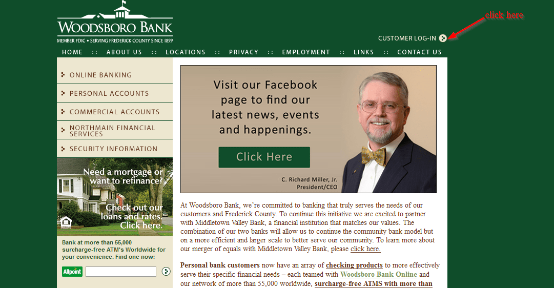 Woodsboro Bank Online Banking Login CC Bank