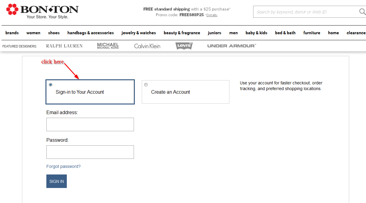 BonTon Credit Card Online Login CC Bank