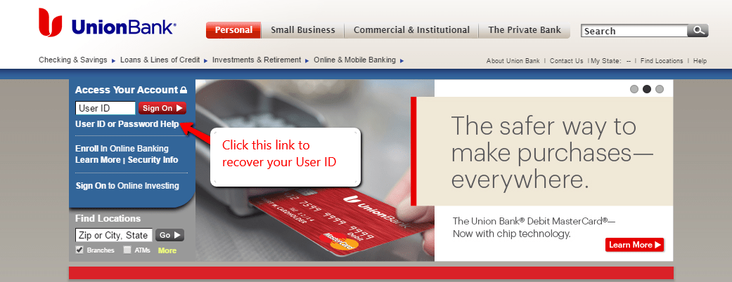 UnionBank Online Secure Login UnionBank